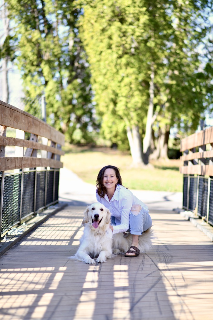 Brandi Raverty outdoors near the Kinnickinnic River